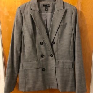 Aqua Bloomingdales grey blazer size medium